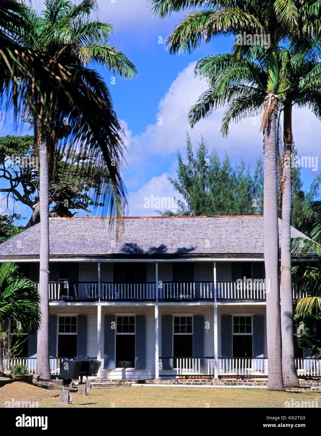 Dockyard Museum, Admiral`s House, Nelsons Dockyard, English Harbour, Antigua, Antigua und Barbuda, Leeward Islands, Karibik Stockfoto